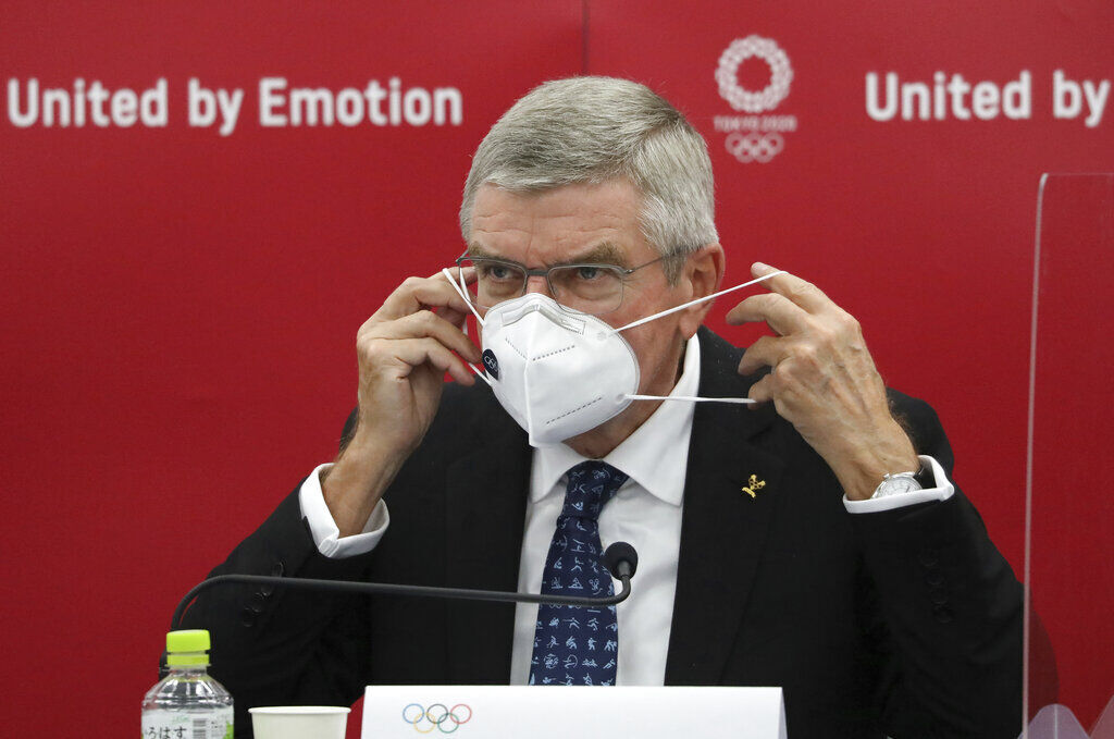 APTOPIX Japan Olympics Tokyo Bach Visit
